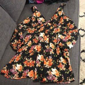 Floral mini dress